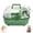 green, variant on Portable Hamster Carrier Cage with Water Bottle, Exercise Wheel, and House for Small Pets like Gerbils and Dwarf Hamsters, Pink