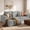 Grey (Left Facing Chaise), variant on OMNIBERG L-Shaped Boneless Modular Sectional Sofa, Corduroy Cloud Couch with Reversible Chaise, Deep Seat, 10-Inch Armrests and 5 Pillows for Living Room, Black(Right Facing Chaise)