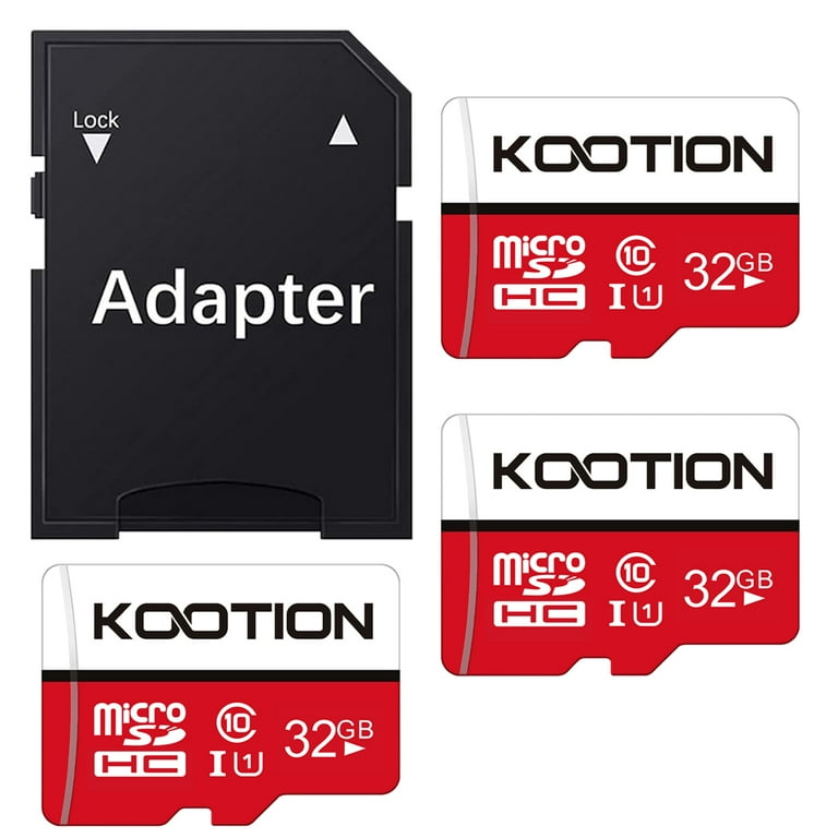 KOOTION 3 Pack 32 GB Micro SD Card Memory Card Class 10 Micro SDHC UHS-I  High Speed TF Card, C10, U1