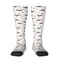 thumbnail image 2 of Lsque Dachshund Dog Printed Crew Socks Men's Women's LightWeight Thin Casual Calf Socks ,Knee High Socks,Cotton Socks, 2 of 9