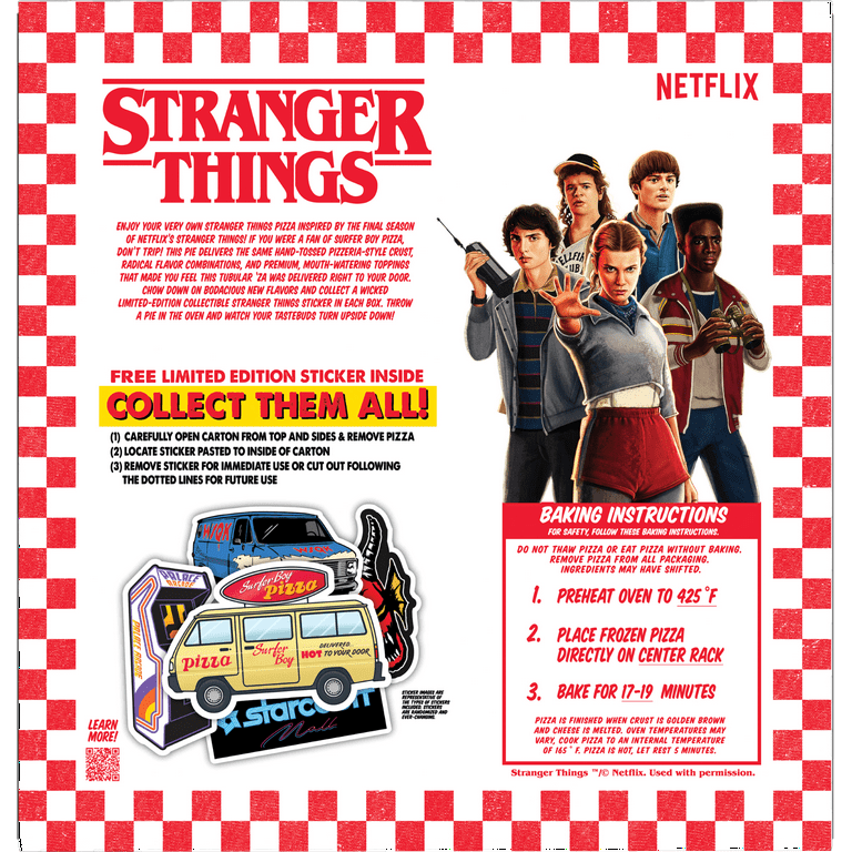 Netflix Stranger Things Hand-Tossed Crust Hawkins Lab Spicy Combo