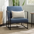 thumbnail image 3 of Chaise Moderne en Tissu Soho avec Cadre en Métal - Marine, 3 of 8