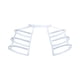 thumbnail image 1 of Enagua de falda de aro, enagua de alforja de aros, enagua de crinolina de Lolita, alforja de jaula femenina blanca para niñas para graduación, fiesta Yuyangstore Enagua de falda de aro de jaula, 1 of 7