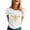 1-White, variant on Alun Happy Bees' Day Womens T Shirts Women Loose Comfortable Summer Classic Crewneck Short Sleeve Tees Soft Lightweight Cute Honeybee Graphic Festival Celebration Tops 2-Yellow XL