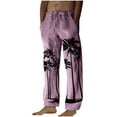 thumbnail image 2 of Runfenguu Work Pants For Men Hiking Pants Men Men Fashion Print Casual Elastic Waist With Pocket Trousers Sport Pants Work Pants, 2 of 4
