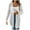 White, variant on Xixinqiwan Womens Open Front Knit Cardigans Summer Boho Lightweight Long Sleeve Kimono Long Cardigan Sweater