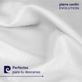 thumbnail image 2 of Juego De Sábanas Queen 100% Microfibra Suave Pierre Cardin Blanco Zigzag, 2 of 8