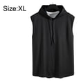 thumbnail image 2 of Camiseta sin mangas con capucha y ajuste informal, camiseta sin mangas para entrenamiento en gimnasio, 2 of 6