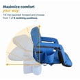 thumbnail image 3 of Reclining Stadium Seat Waterproof Foldable Camping Chair6 Adjustable Reclining Positions Extra Thick Padding Wide Back SupportPortable Outdoor Chair for Sports, 3 of 5