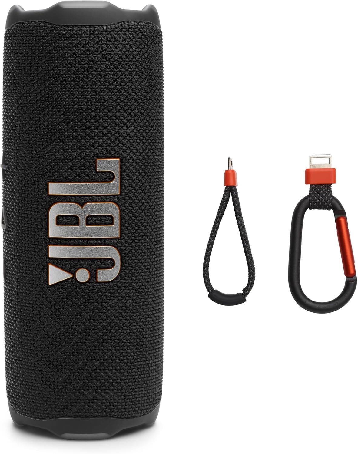 Open Box JBL Flip 7 - Portable waterproof and drop-proof speaker, Bold JBL Pro Sound with AI Sound Boost, 16Hrs of Playtime, and PushLock system with interchangeable accessories (Black)