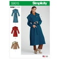 thumbnail image 3 of Simplicity Pattern: EASY-TO-SEW, Simplicity Sewing Pattern S9015 Misses' & Misses' Petite Coat with Belt Sizes H5 (6-8-10-12-14), 3 of 7
