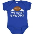 thumbnail image 3 of Inktastic Football My Daddy is the Coach Boys or Girls Baby Bodysuit, 3 of 5