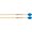 Electric Blue Yarn, variant on Extremely Hard Concerto Marimba Mallets - Electric Blue Bamboo Cord - Rattan - She-e Wu Series Concert Marimba Mallets