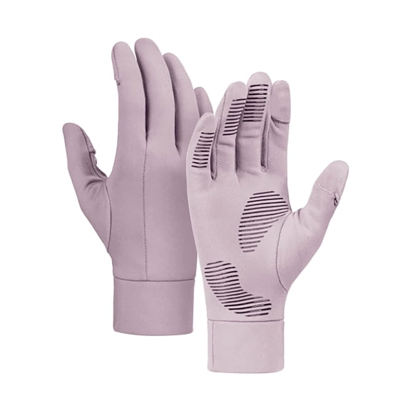TELOLY Winter Running Gloves Screen Lightweight Thermal Warm Mittens Waterproof Cold Weather Thin Glove Black Outdoor Men Women for Work Outdoor Sports Cycling Bike