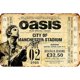 thumbnail image 1 of Placa Metal Vintage Banda Oasis Pintura Hierro Rectangular Arte La Pared 30x20cm, 1 of 10
