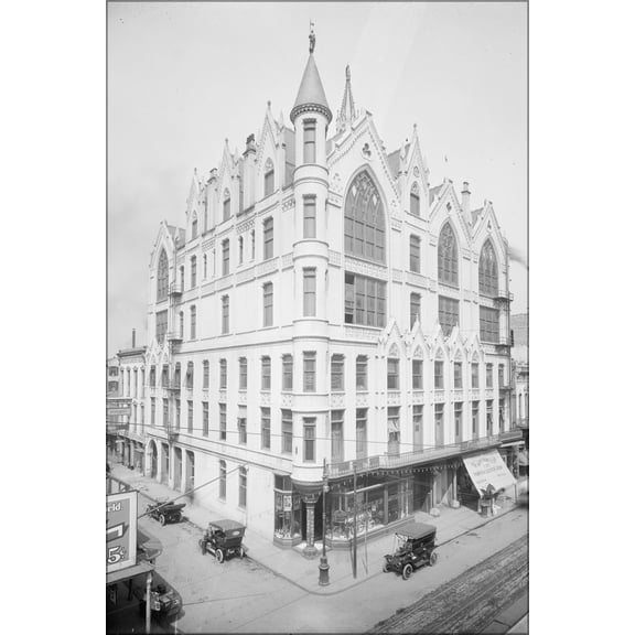 24"x36" Gallery Poster, New Orleans. Masonic Temple. 1910