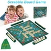 Miuline Word Scrabble Board Game Original Or Travel For Kids Adults Families Vocabulary Challenge Time Ideal