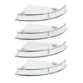 thumbnail image 1 of Paquete de 4 repisas de vidrio esquineras ESATTO Esatto AC-032 4-PACK, 1 of 4