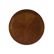 Powell Hamilton Round Pub Table, Matte Pewter and Bronze
