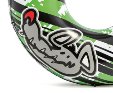 Intex Inflatable Green and Black Unisex Round River Rat Pool, Lake and River Water Float, Ages 9+