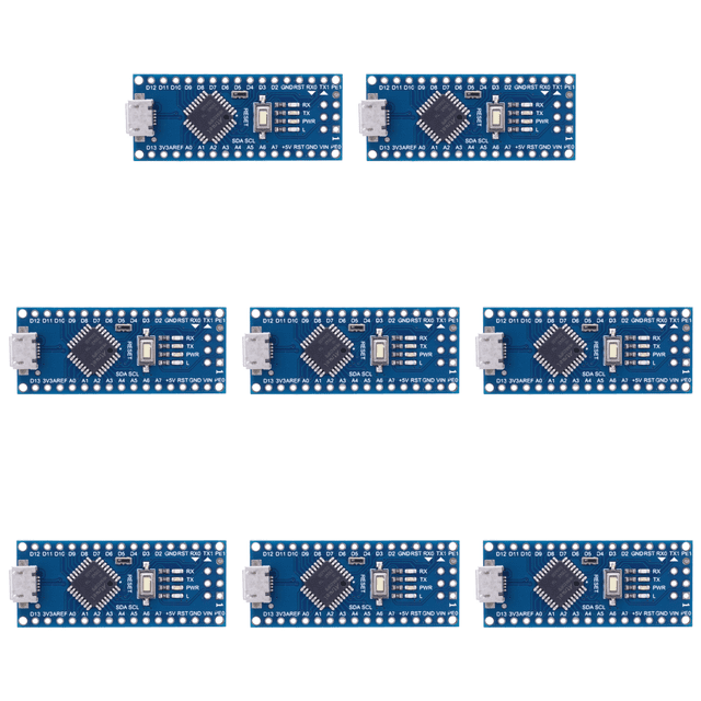 Para Arduino Nano 3.0 Atmega328 Placa de desarrollo PCB Chip CH340 (Modelo E)