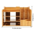 thumbnail image 2 of unbranded  Desk Pen Organizer Accessories Workspace Organizers Shelf Office Supply, 2 of 8