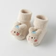 thumbnail image 2 of Odeerbi Non-Slip Slipper Socks for Baby Infant Boys Girls Cotton Prewalker Sock Walking Shoes Printing Floor Socks Indoor in Tube Socks, 2 of 3