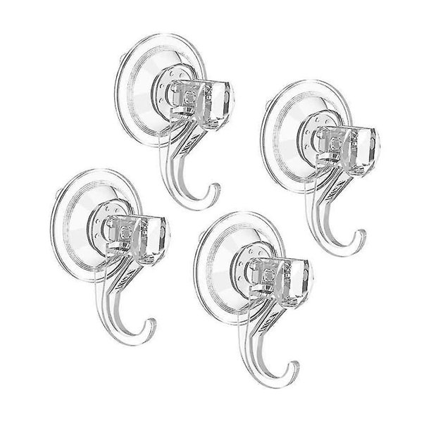 Gancho de ventosa YONGSHENG 4 uds transparente 8,4*5,8 cm