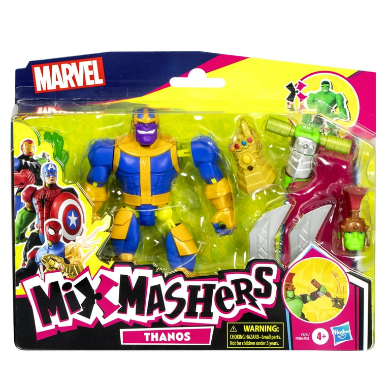 Marvel Mix Mashers Thanos(サノス) Free Shipping! Marvel MixMashers Thanos Action Figure 5-inch