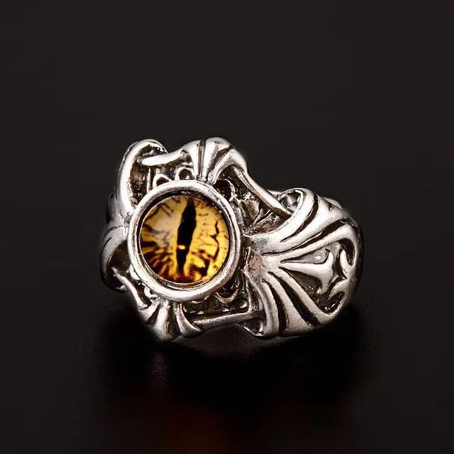 Anillo de decoración navideña vintage, personalizado y dominante, ajustable, con abertura, para colgar, para jardín, Navidad y Halloween.