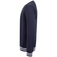 thumbnail image 2 of Front Row - Jersey de Rayas para Adultos Unisex (Marino, Gris Jaspeado), 2 of 3