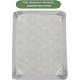 thumbnail image 2 of Elegant Comfort 1500 Series Full Fitted Sheet, 18" Deep Pocket Cooling Microfiber, Silver, 2 of 4