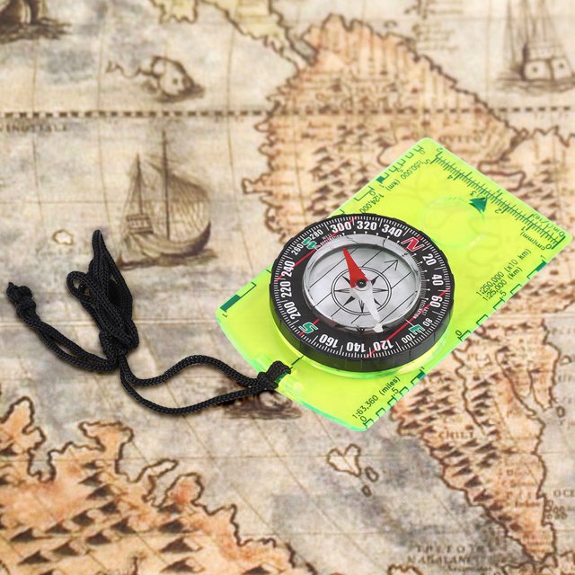 Cergrey mini compass,compass,Outdoor Portable Professional Compass Multifunctional Compass DC361