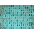 thumbnail image 1 of Ahgly Company Indoor Rectangle Abstract Light Blue Modern Area Rugs, 5' x 8', 1 of 4