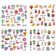 thumbnail image 5 of 12 Pcs Kawaii Avocado Nail Water Transfer Stickers Design for Summer and Spring Gel Manicure Decoration BN1585-1596, 5 of 5
