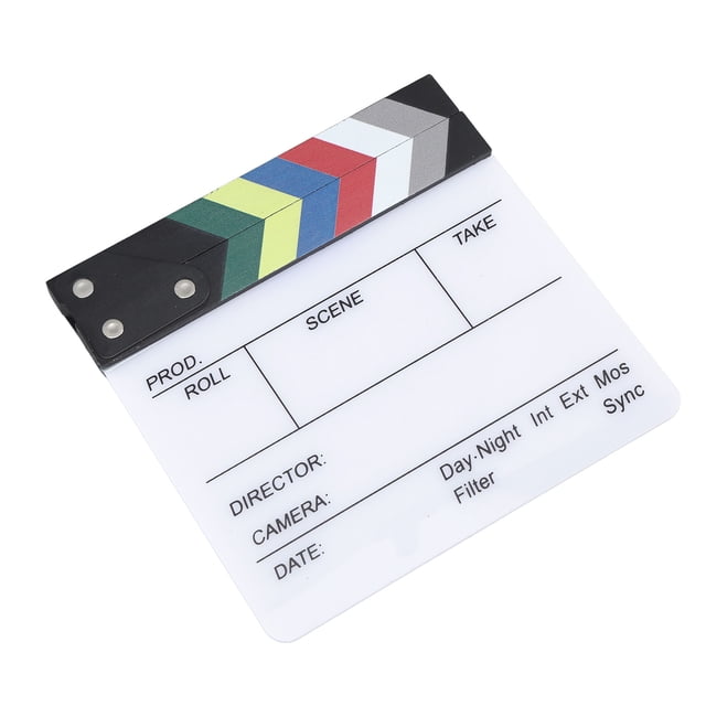 Film Clap Board Director Filming Board Clapboard Photo Prop For Decoration