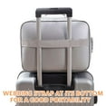 thumbnail image 5 of Luxtrada Fireproof Document Bag with Lock Zipper Closure Fire & Water Resistant Money Bag Storage Pouch Organizer Case Home Office Travel Bag for Documents Files Money Cards Passport (Black), 5 of 9