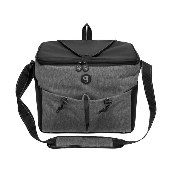 Geckobrands Large 15 Bottle / 24 Can Cooler Everyday Grey