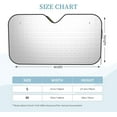Windshield Sunshade Cute Universal Foldable Personalized Auto Car Sun