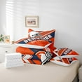 thumbnail image 4 of Erosebridal Football Bed in a Bag King size,Ball Game Bedding King Size,Sport Decor (Denver),Reversible,Ultra Soft,7pcs, 4 of 5