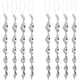 thumbnail image 1 of 8 piezas repelente de pájaros, repelente de pájaros en espiral de viento reflectante, barra reflectante para pájaros de 360°, decoración reflectante en espiral para insectos de balcón y jardín para, 1 of 5