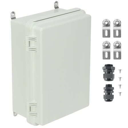 KFFKFF 11.81x7.87x7.08 in Outdoor Junction Box ABS Plastic Electrical Fence