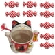 thumbnail image 3 of Moyic Caja de cerámica de boca grande para dulces, estatuilla de gato de la suerte, alcancía, llave de la fortuna, tarro de Chocolate, Decoración, 3 of 6