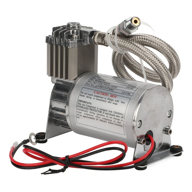 Heavy Duty Air Compressor, 20A Dependable Horn Air Compressor Universal Fast Response For 12V Vehicles Yacht Boats