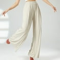 thumbnail image 6 of Utoimkio Women's Wide Leg Baggy Pants Summer Casual Loose High Waisted Lounge Pants for Women, 6 of 6