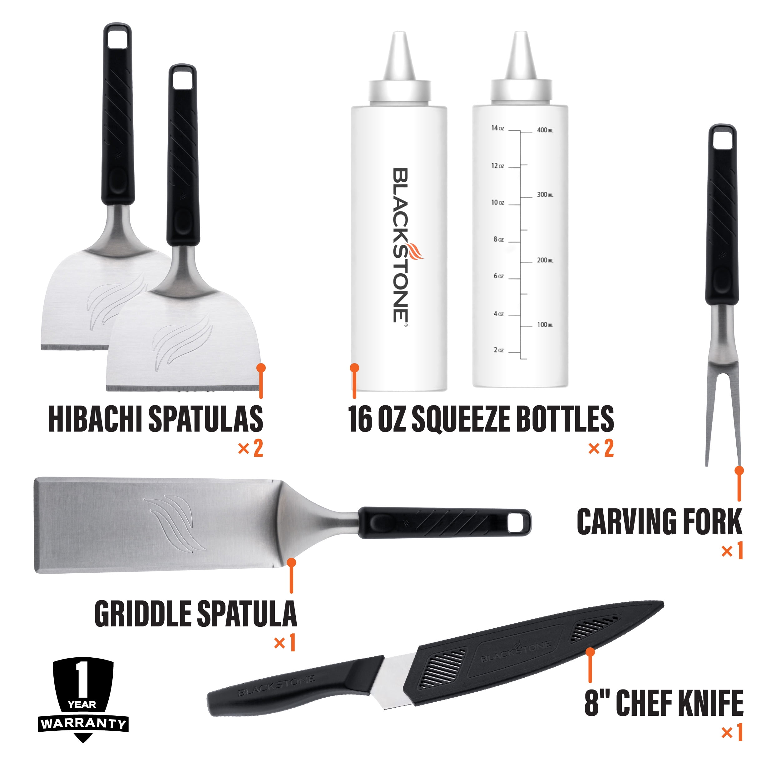 Blackstone Hibachi Kit, 7-Piece - Walmart.com