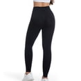 thumbnail image 3 of Paiwinds Women's High Waist Yoga Pants Full Length Tummy Control Slim Fit Nylon Spandex Running Leggings, 3 of 9