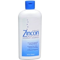 Zincon Medicated Dandruff Shampoo, 8 oz,