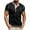 Black, variant on Hvyesh Men’s Henley Shirts Short Sleeve Athletic Button Tee Shirts Summer Lightweight Basic T Shirts