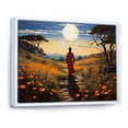 thumbnail image 2 of Designart "Oriental Story Sacred Pilgrimage" Asian Art Floater Framed Wall Decor, 2 of 7